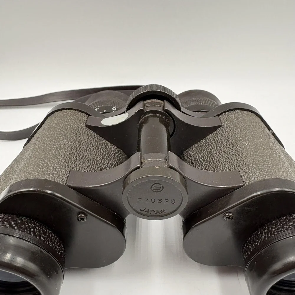 Vintage Focal Comfort-Vue 7x35 Binoculars Wide Angle Coated Optics Japan Black